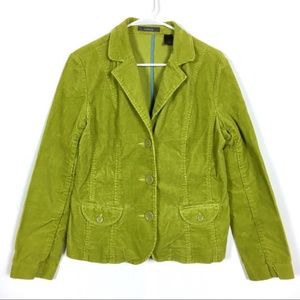 Liz Claiborne Green Corduroy Blazer